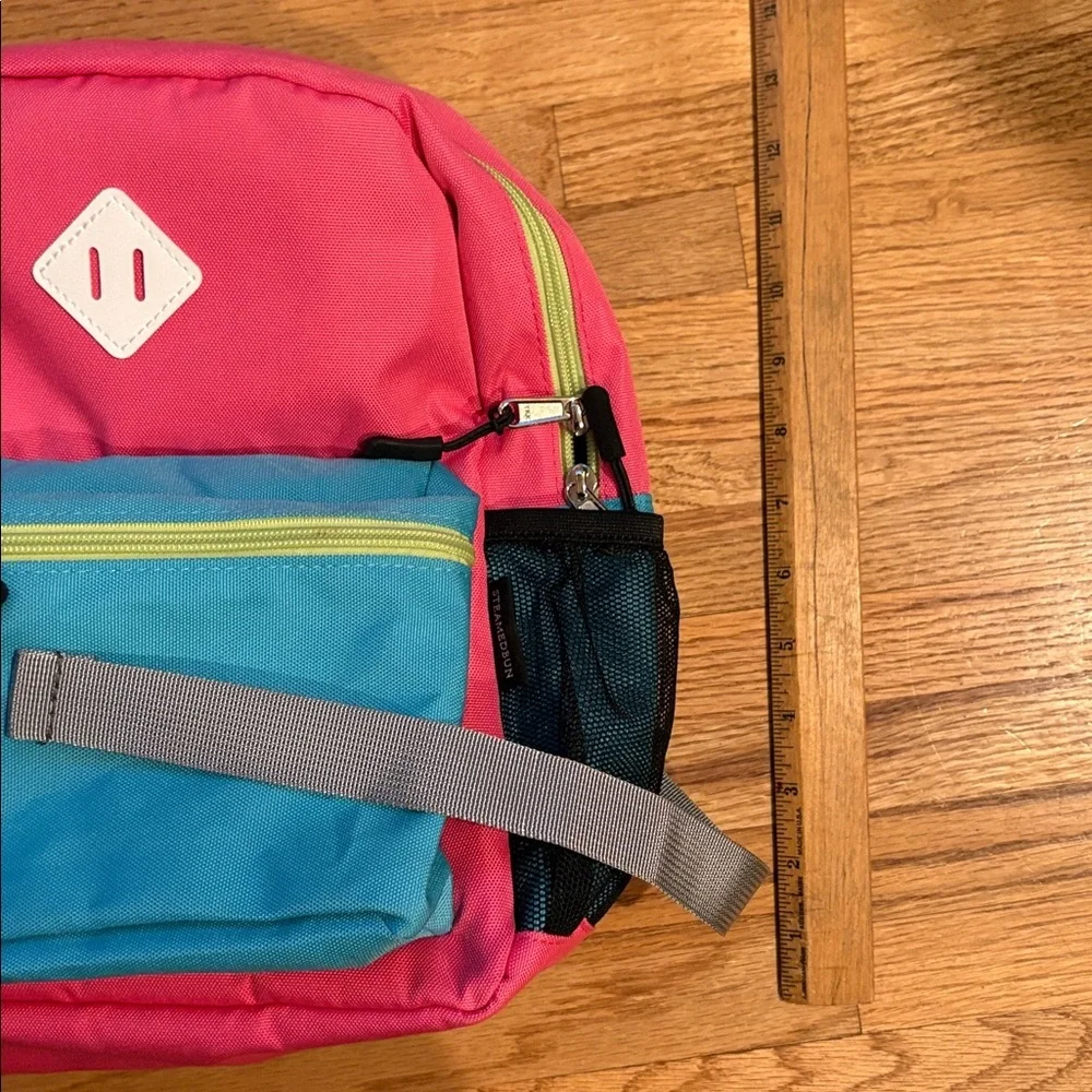 Steamed Bun small Kids Pink and Blue Backpack